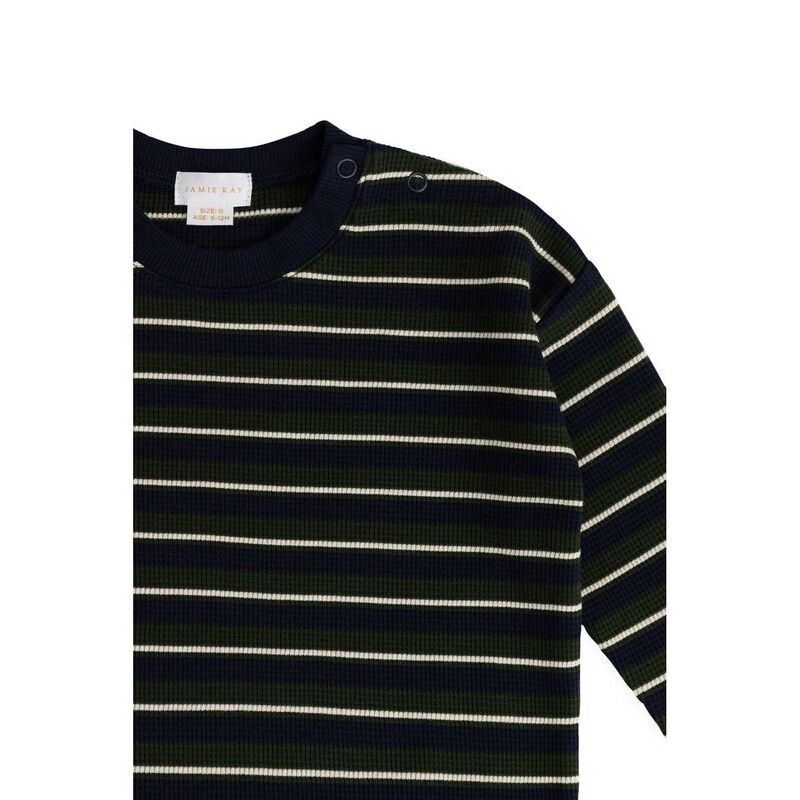 Jamie Kay Waffle Leith Long Sleeve Top 6M-2Y image number 1